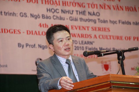 Ngẫm từ những chia sẻ của GS Ngô Bảo Châu - ảnh 1
