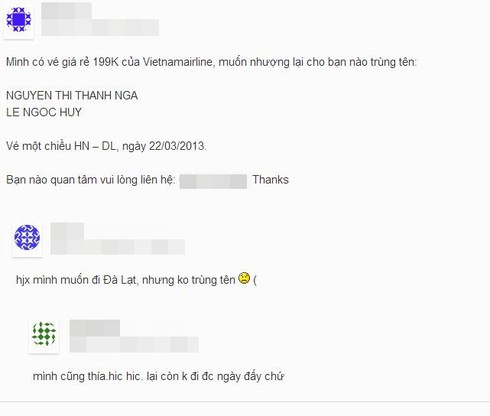 Việc mua lại những chiếc vé giá rẻ rao trên mạng có thể khiến hành khách gặp nhiều rắc rối nếu bị hãng hàng không phát hiện