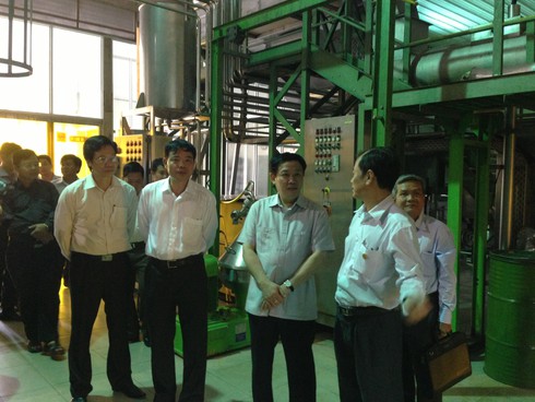 Trường ban Kinh tế TW thăm nhà máy chế biến rau quả tại Tiền Giang - ảnh 1