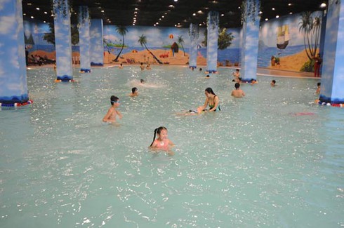 Bể bơi trong nhà lớn nhất Việt Nam đi vào hoạt động - ảnh 5