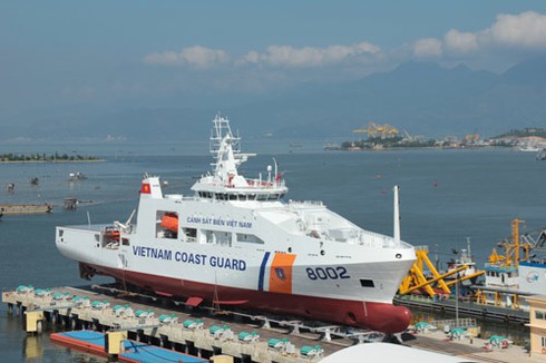 Hạ thủy tàu cảnh sát biển VN có sân bay trực thăng 14 tấn - ảnh 4