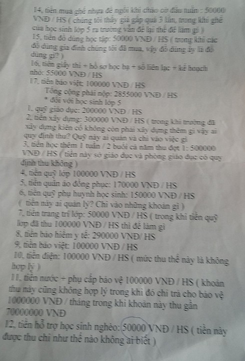 Trường dự kiến thu tiền tỷ, phụ huynh sốc nặng - ảnh 2