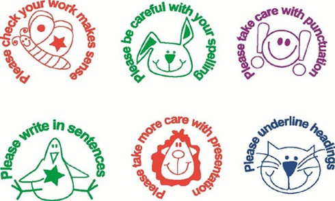 Ngộ nghĩnh con dấu mặt cười thay điểm của thầy cô nước ngoài - ảnh 4