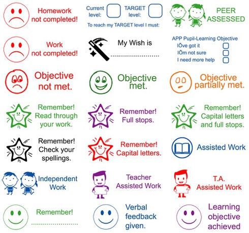 Ngộ nghĩnh con dấu mặt cười thay điểm của thầy cô nước ngoài - ảnh 10