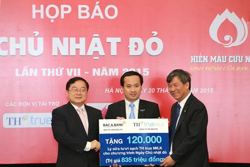 TH true MILK 3 năm liên tiếp đồng hành cùng Chủ nhật đỏ - ảnh 1