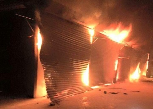 Lào Cai: Cháy chợ Mường Khương đêm mùng 1 Tết - ảnh 2