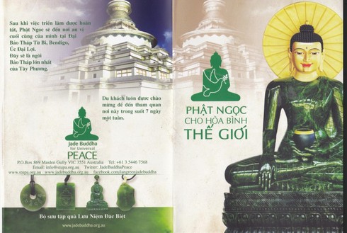 Tượng phật Ngọc vì hòa bình thế giới sẽ triển lãm tại Hải Phòng - ảnh 1