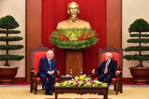 Tổng Bí thư Nguyễn Phú Trọng tiếp Tổng thống Israel - ảnh 2