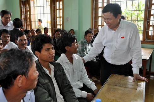 Ông Vương Đình Huệ tiếp xúc cử tri Bình Định - ảnh 1