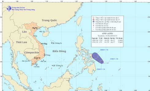 Xuất hiện áp thấp nhiệt đới cấp 8-9 trên Biển Đông - ảnh 1