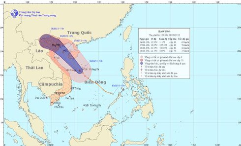 Tin mới nhất về cơn bão số 6: Bắc Bộ mưa to đến rất to - ảnh 1