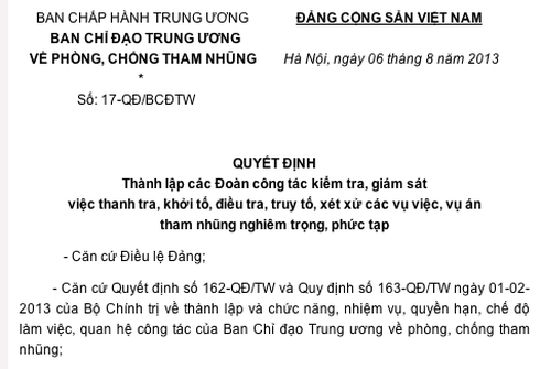 Tổng Bí thư quyết định thành lập 7 đoàn công tác đặc biệt - ảnh 1