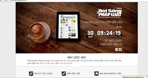 ĐSPL tuyển phóng viên với số lượng lớn cho phiên bản điện tử - ảnh 1