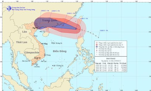 Tin mới nhất về bão số 9 trên Biển Đông: Di chuyển hướng Tây Tây Bắc - ảnh 1