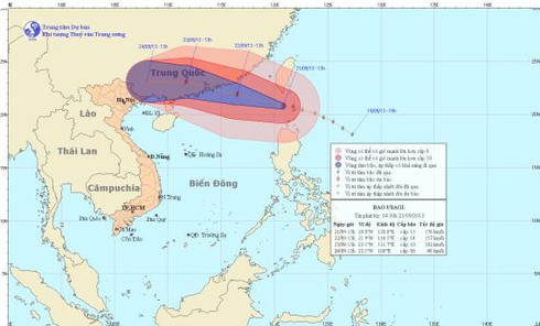 Tin mới nhất về bão Usagi ngày 21/9: Gió giật trên cấp 17 - ảnh 1