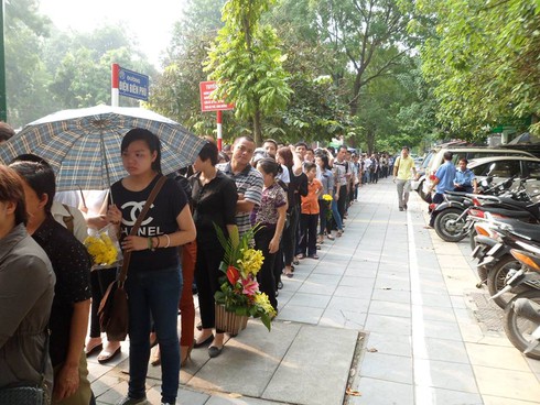 Dòng người tiếc thương Đại tướng Võ Nguyên Giáp - ảnh 28