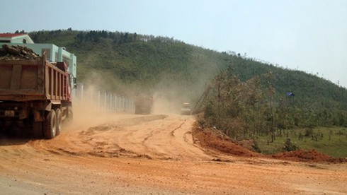 Đường đến nơi an táng Đại tướng Võ Nguyên Giáp đang được gấp rút thi công - ảnh 2