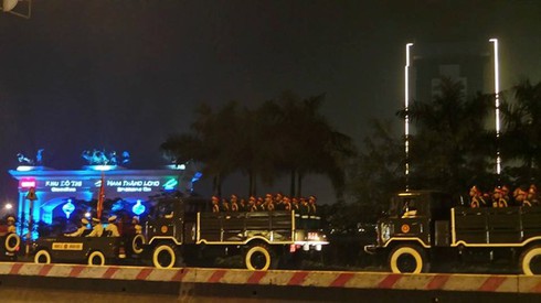 Tang lễ Đại tướng Võ Nguyên Giáp: Đoàn xe rước linh cữu tập trong đêm - ảnh 14
