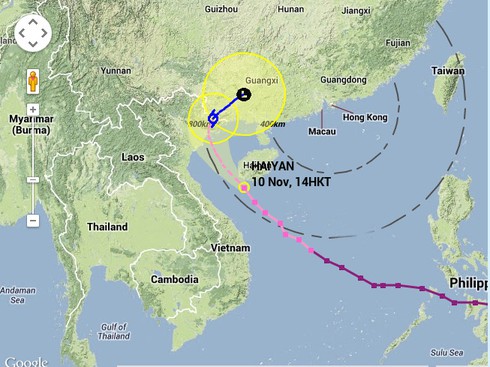 Tin bão số 14 mới nhất: Sơ đồ di chuyển, hướng đi chiều 10/11 - ảnh 3