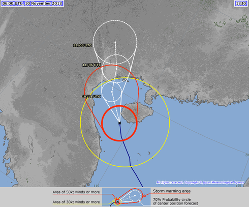 Tin bão số 14 mới nhất: Sơ đồ di chuyển, hướng đi chiều 10/11 - ảnh 4
