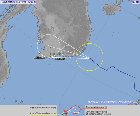 Tin bão số 15: Sơ đồ di chuyển, hướng đi, sức mạnh - ảnh 3