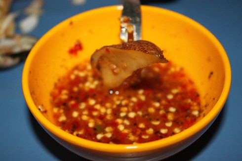 Hấp dẫn ốc khế xào rau muống xanh mướt - ảnh 4