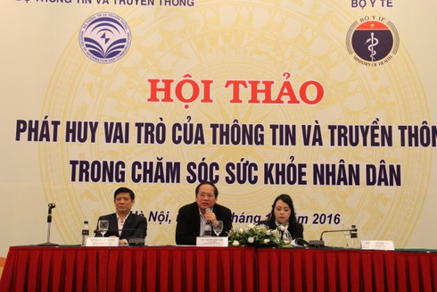 Phát huy vai trò của TT&TT trong chăm sóc sức khỏe nhân dân - ảnh 1
