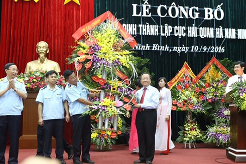 Quyết định thành lập Cục Hải quan Hà Nam Ninh - ảnh 1