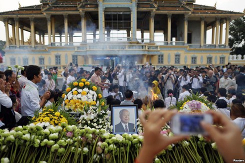 Những hình ảnh đáng nhớ của Quốc vương Sihanouk - ảnh 10