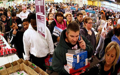 Mỹ: Bán lẻ trực tuyến kiếm 1 tỷ USD trong Black Friday - ảnh 1