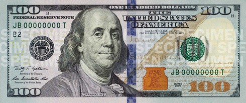 Mỹ công bố tờ tiền 100 USD mới - ảnh 1