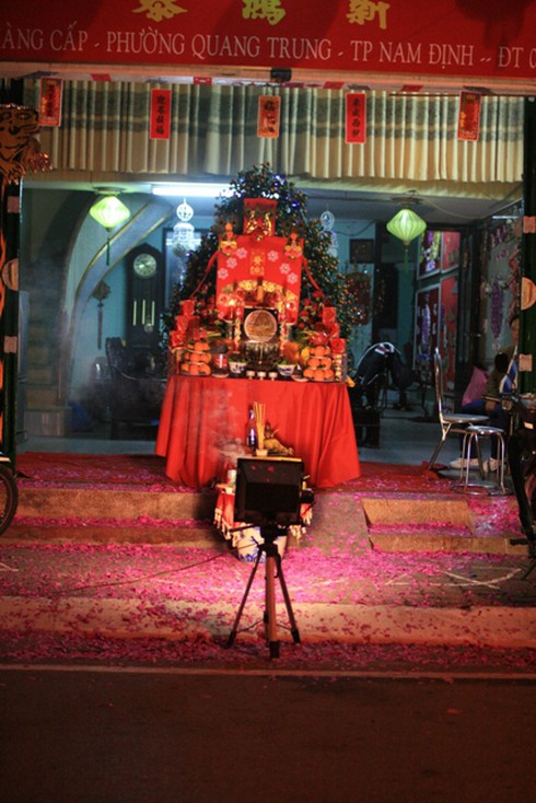 Lễ cúng giao thừa độc đáo ở Nam Định - ảnh 1