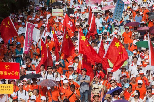 Phong trào ủng hộ Trung Quốc đại lục trỗi dậy ở Hồng Kông - ảnh 1