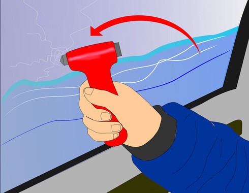 Cách thoát khỏi xe bị chìm xuống nước - ảnh 5