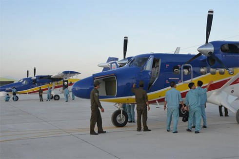 Lần đầu tiên thủy phi cơ DHC-6 bay huấn luyện ở miền Bắc - ảnh 1