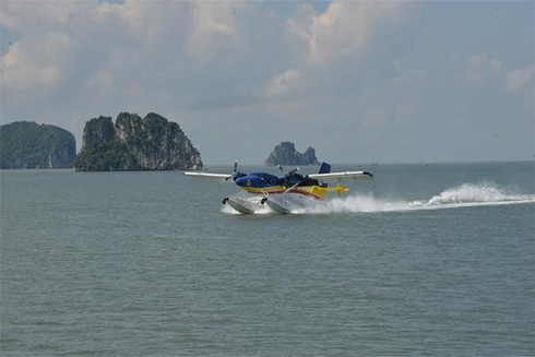 Lần đầu tiên thủy phi cơ DHC-6 bay huấn luyện ở miền Bắc - ảnh 4