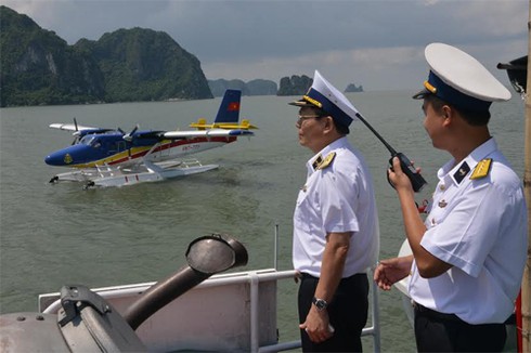 Lần đầu tiên thủy phi cơ DHC-6 bay huấn luyện ở miền Bắc - ảnh 5