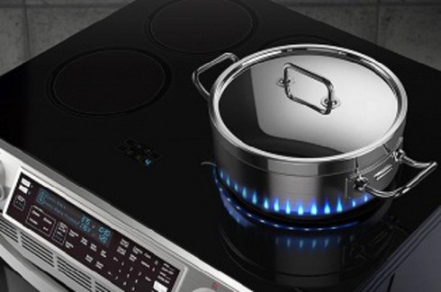 Bếp cảm ứng nổi lửa giả như thật - ảnh 2