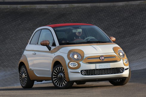 Fiat 500C độc đáo với phiên bản dán da ngoại thất - ảnh 1
