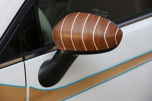 Fiat 500C độc đáo với phiên bản dán da ngoại thất - ảnh 7