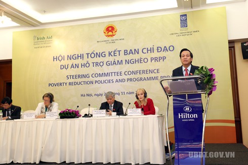 Hội nghị Tổng kết Ban Chỉ đạo Dự án Hỗ trợ giảm nghèo PRPP cho 8 tỉnh - ảnh 1