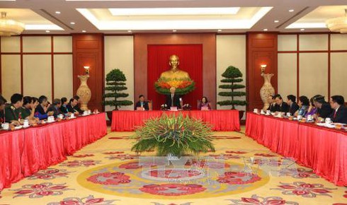 Tổng Bí thư Nguyễn Phú Trọng gặp mặt các đại biểu