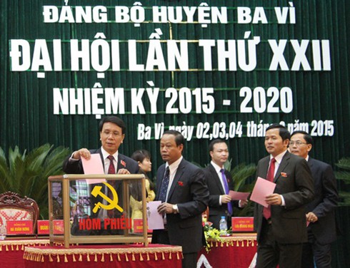 Huyện Ba Vì (Hà Nội) nỗ lực thực hiện hai khâu đột phá trong nhiệm kỳ 2015-2020 - ảnh 1