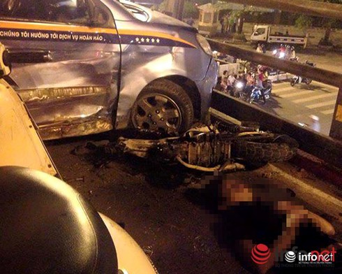 Vụ taxi gây tai nạn liên hoàn trên cầu vượt: Cơ quan công an đã khởi tố vụ án - ảnh 1