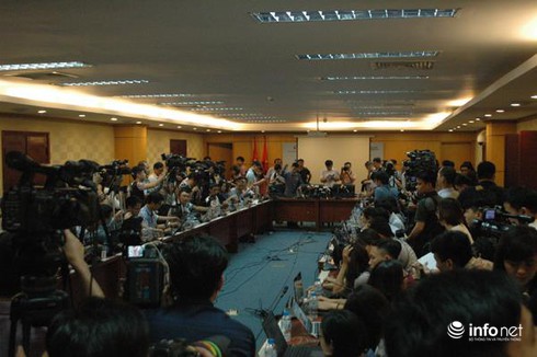 Họp báo: Chưa có mối liên quan giữa Formosa với cá chết hàng loạt - ảnh 1