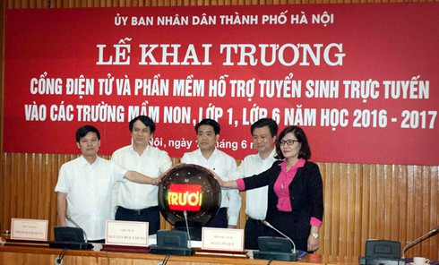 Phần mềm tuyển sinh đầu cấp của Sở GD&ĐT Hà Nội chính thức hoạt động - ảnh 1