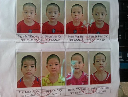 Công an tìm cha mẹ của 8 bé trai sinh năm 2011 bị bắt cóc - ảnh 1