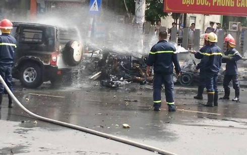 Xác định danh tính các nạn nhân tử vong trong vụ cháy xe ở Quảng Ninh - ảnh 2