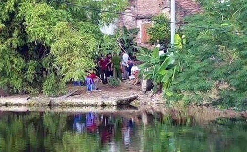 Hà Nội: Tìm thấy thi thể nghi là 2 cháu bé bị mất tích - ảnh 2