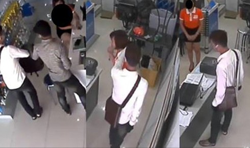 Điều tra nghi án 2 thanh niên dùng súng cướp cửa hàng điện thoại di động - ảnh 1